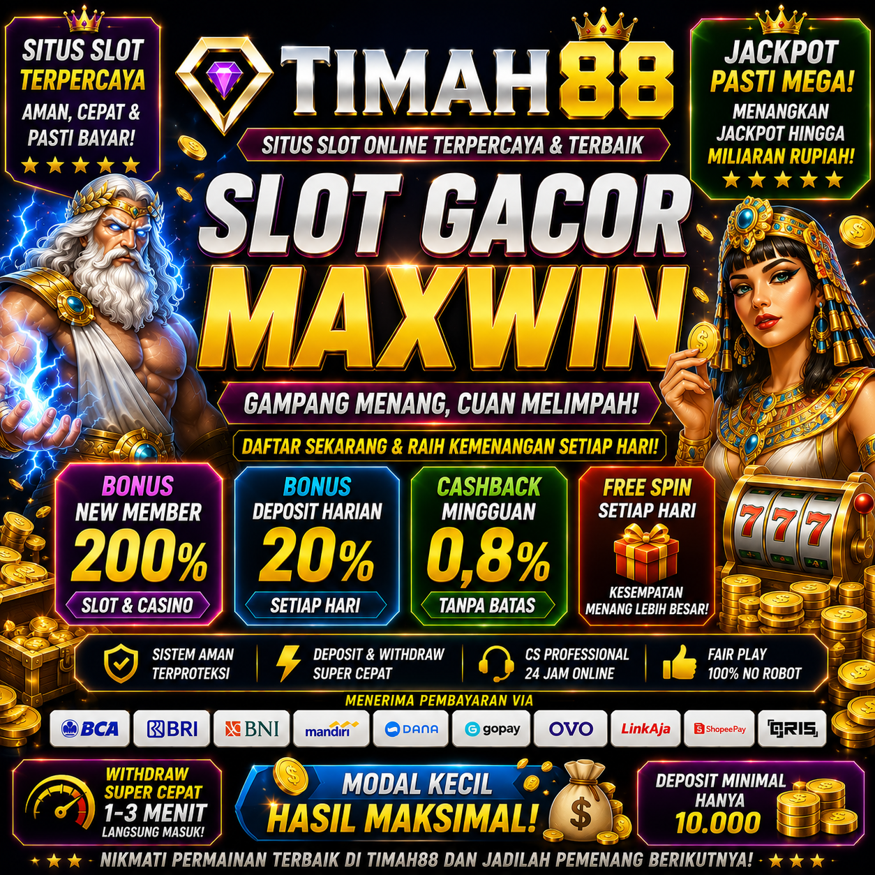 Slot Online Favorit dengan Promo Melimpah dan Jackpot Besar